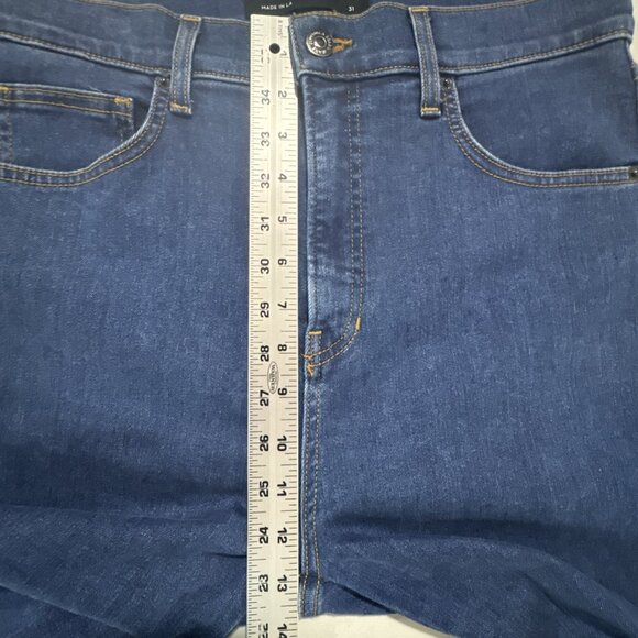 Veronica Beard Jeans Womens 31 Blue Carson High Rise Ankle Flare Stretch Denim - Picture 8 of 11